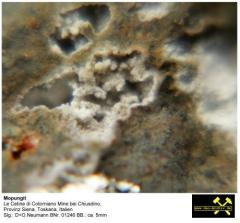 Mopungit - Le Cetine di Cotorniano Mine, Chiusdino, Provinz Siena, Toskana, Italien - Slg. D+O.Neumann BNr. 01246.JPG
